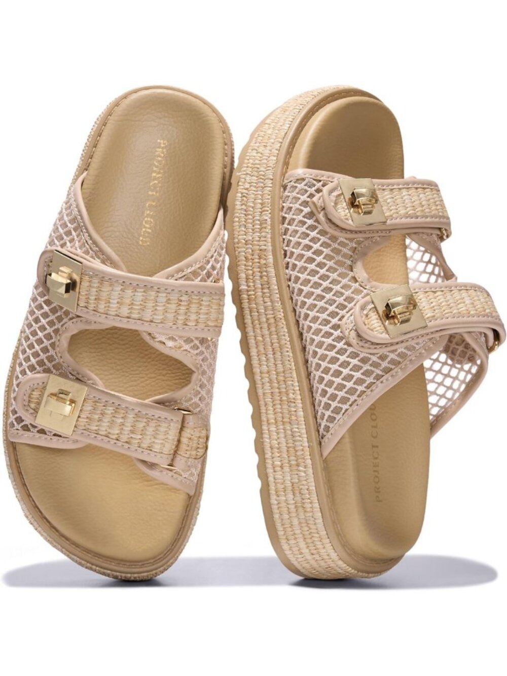 Comfortable Memory Foam Slides for Women - Stylish Cloud Platform Sandals